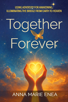 Hands holding heart with glowing butterfly.